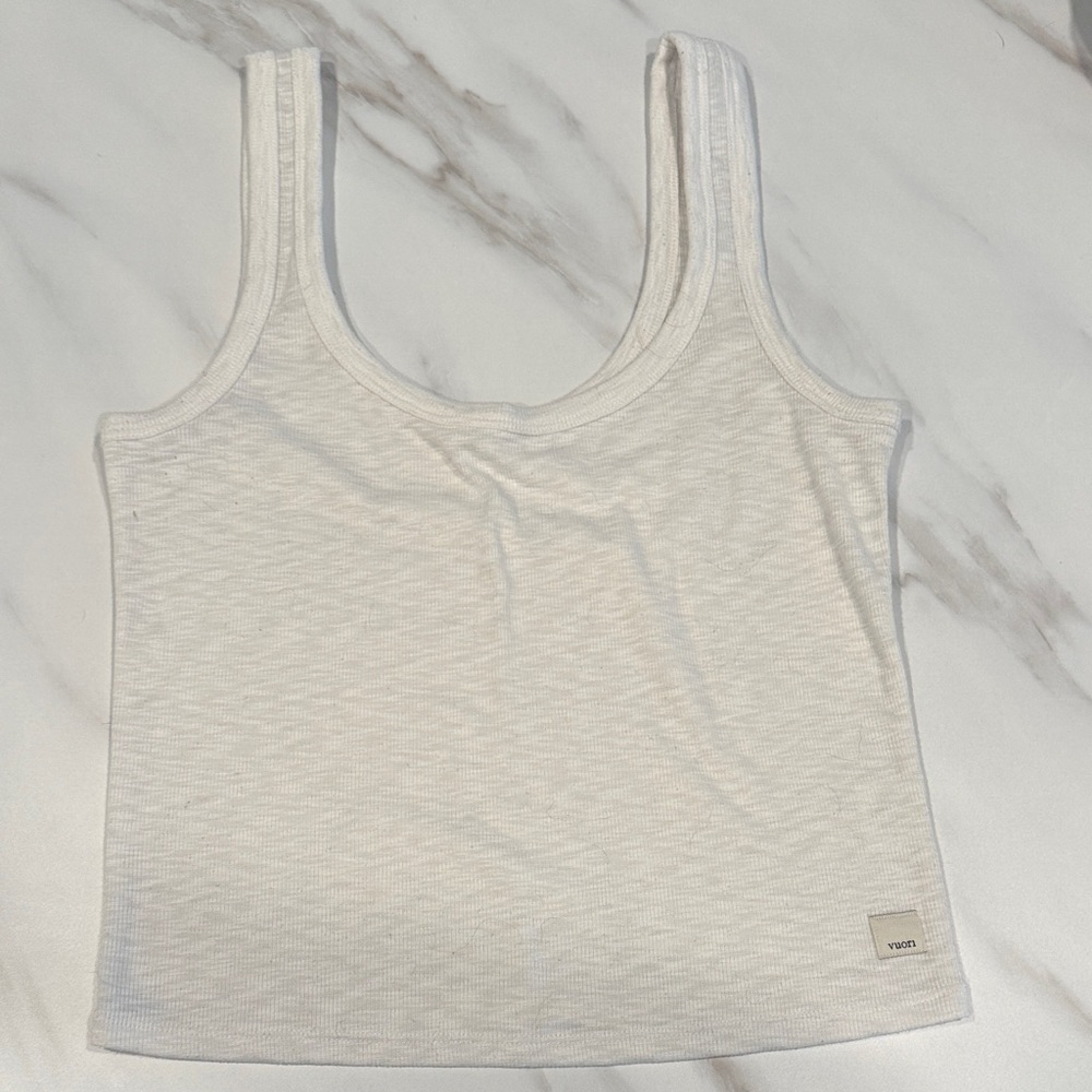 Vuori White Tank Top